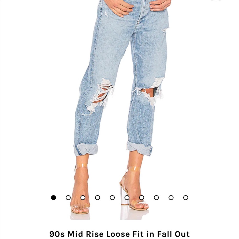 Agolde Mid Rise Loose Fit 90’s Jean - Fall Out